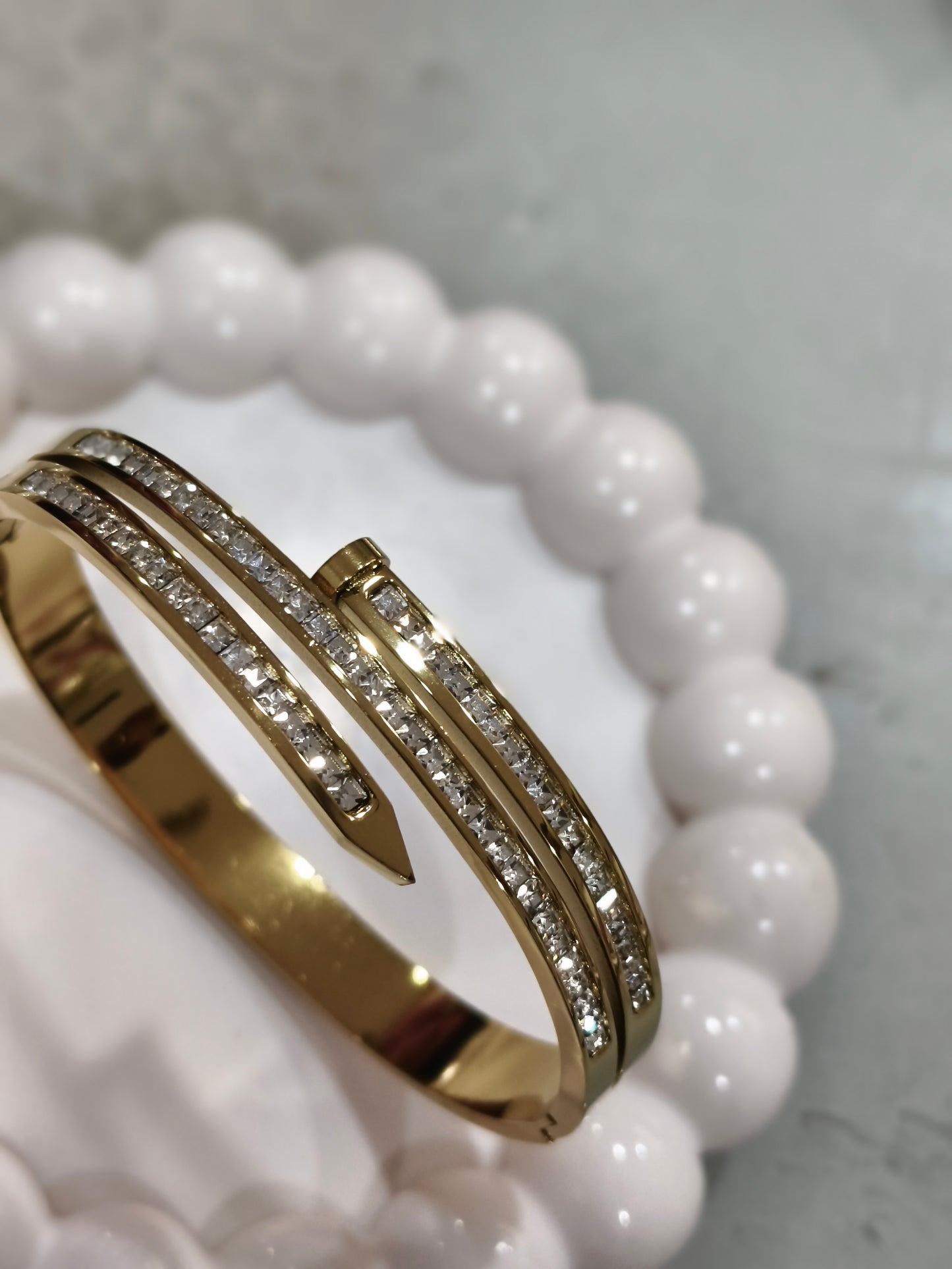 Dual Nail Bracelet