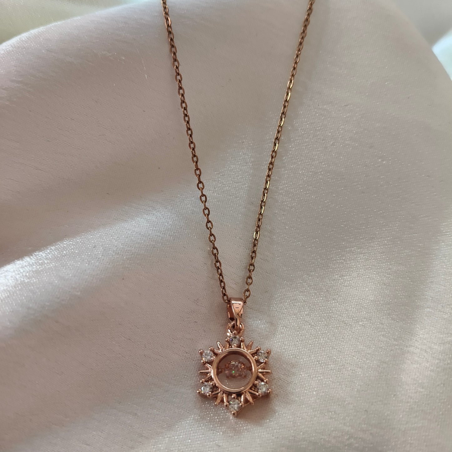Diamond Stud Necklace