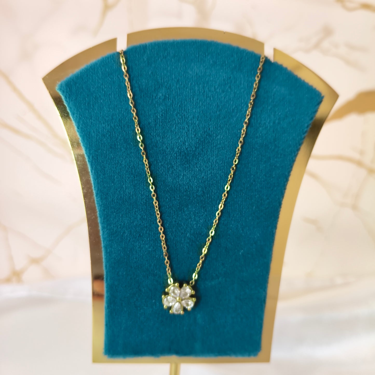 Flower Diamond Necklace