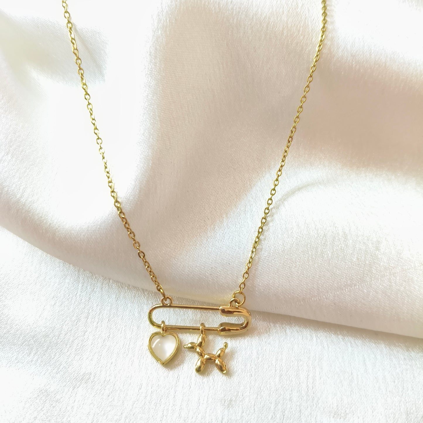 Safety Pin Necklace