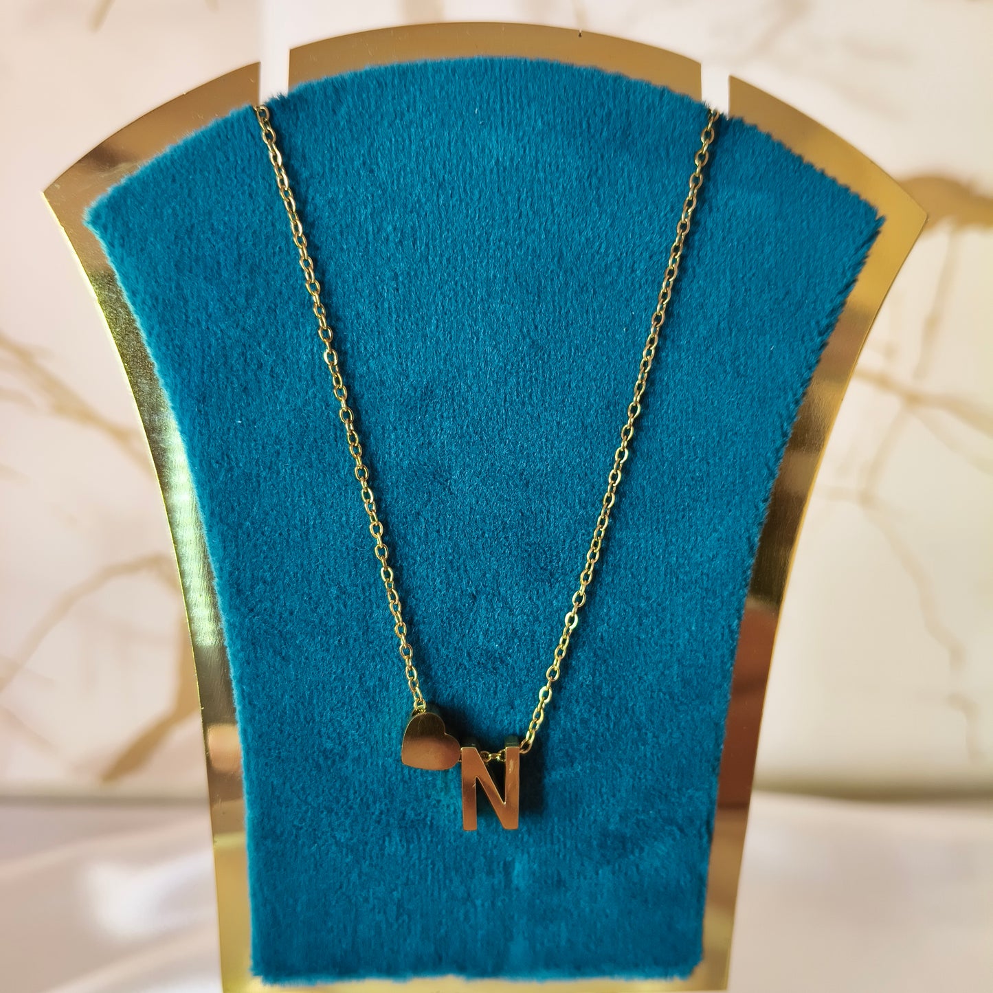 N Initial Necklace