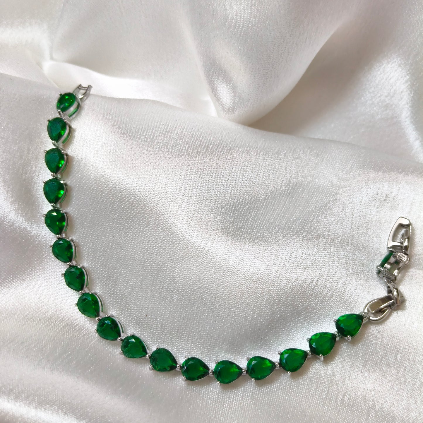 Emerald Chain Bracelet