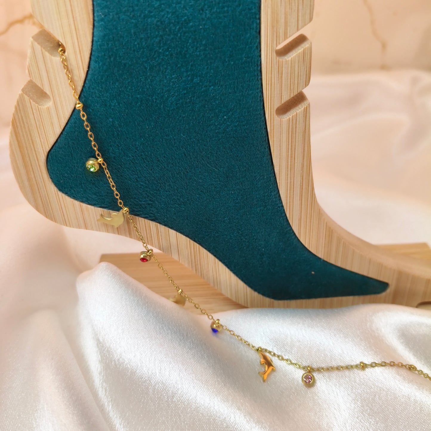 Dolphin Charms Anklet