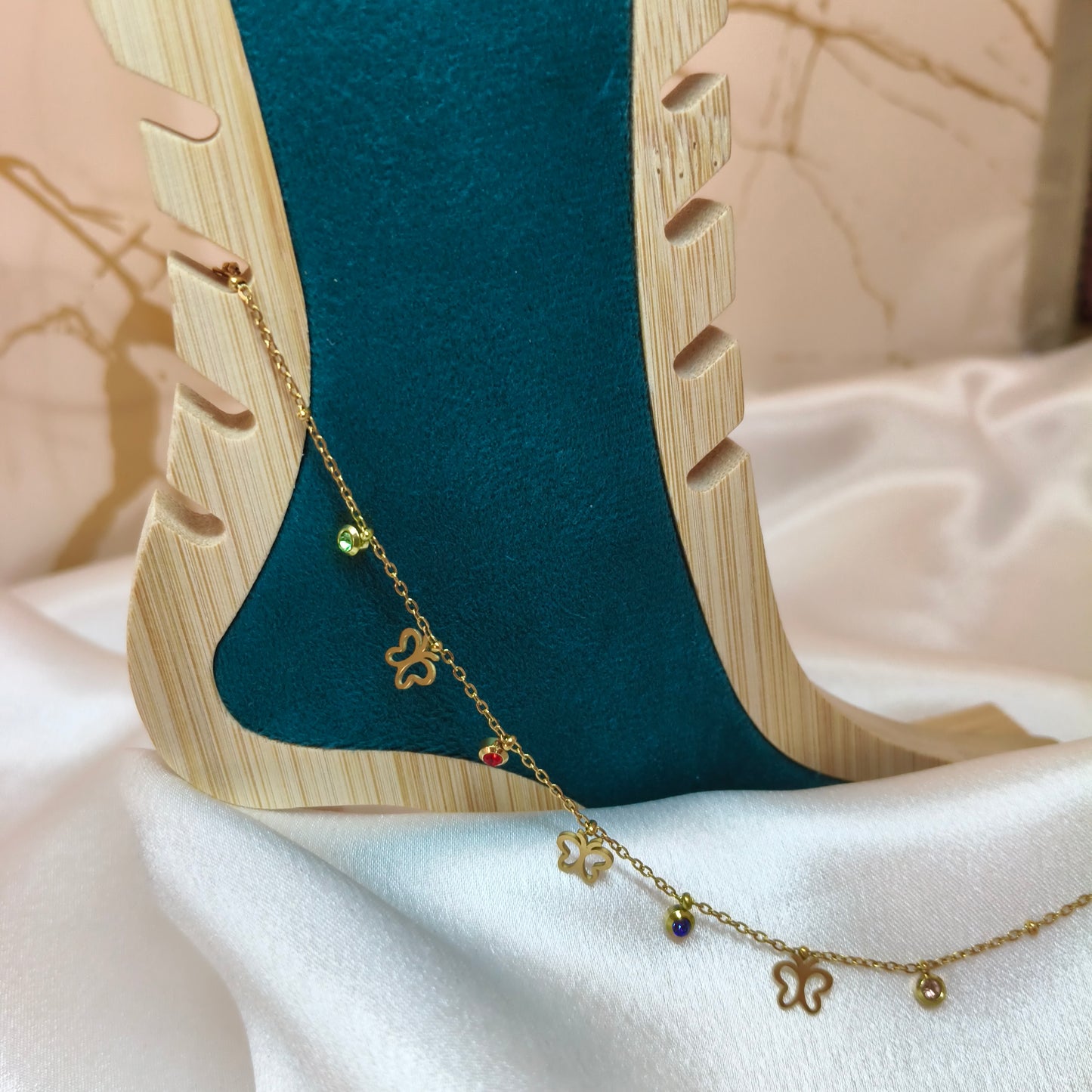 Butterfly Charms Anklet