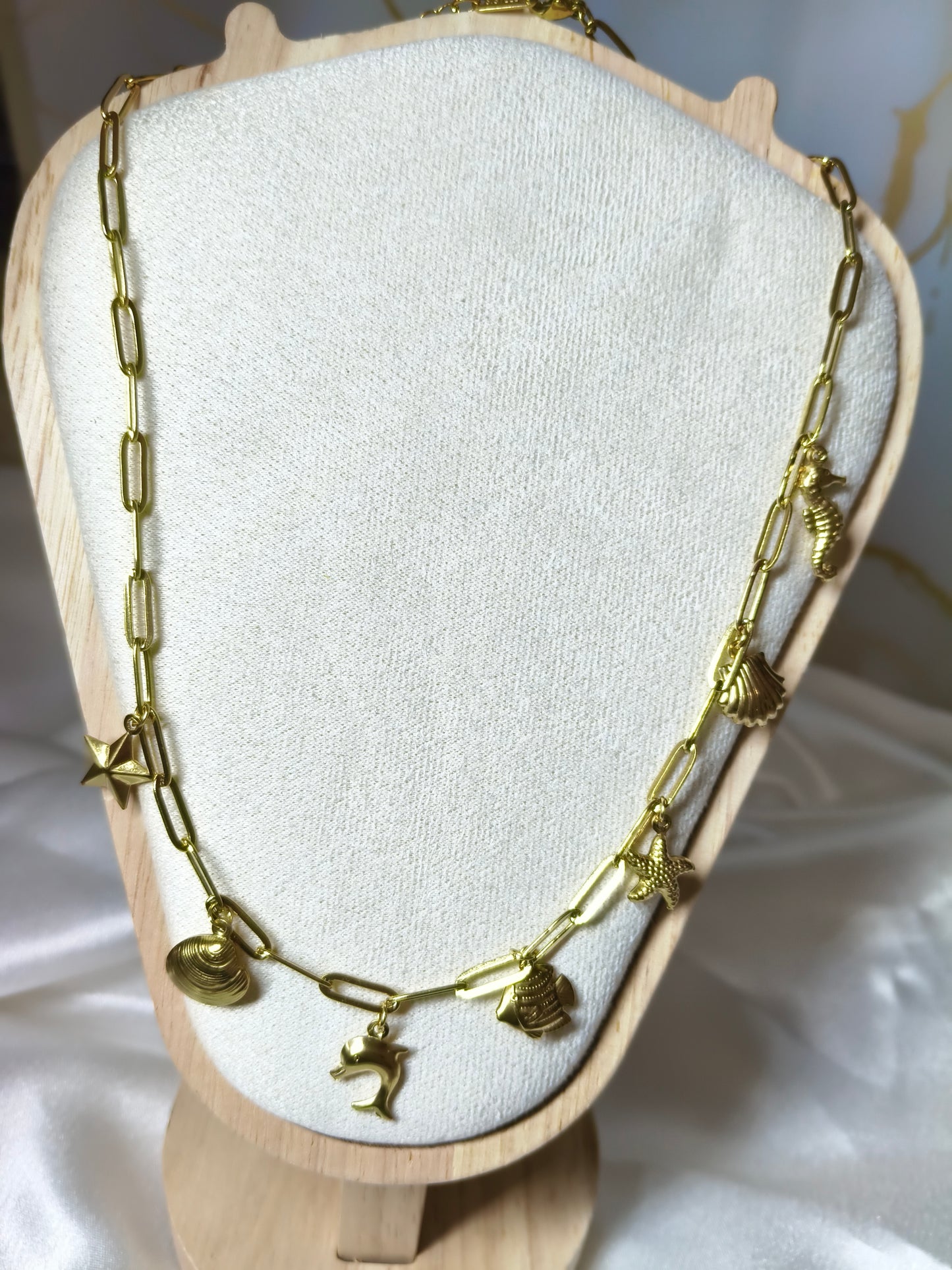 Coral Charm Necklace