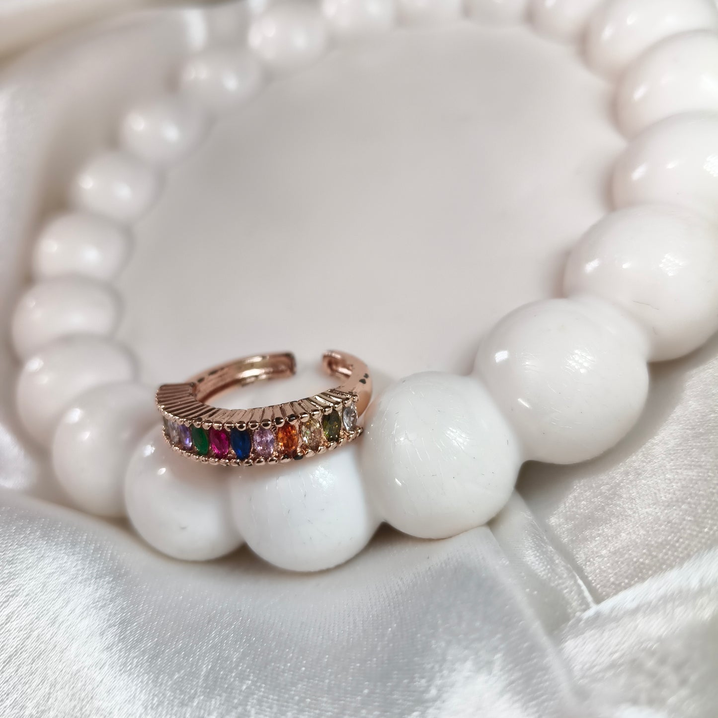 Multi Coloured stones Ring