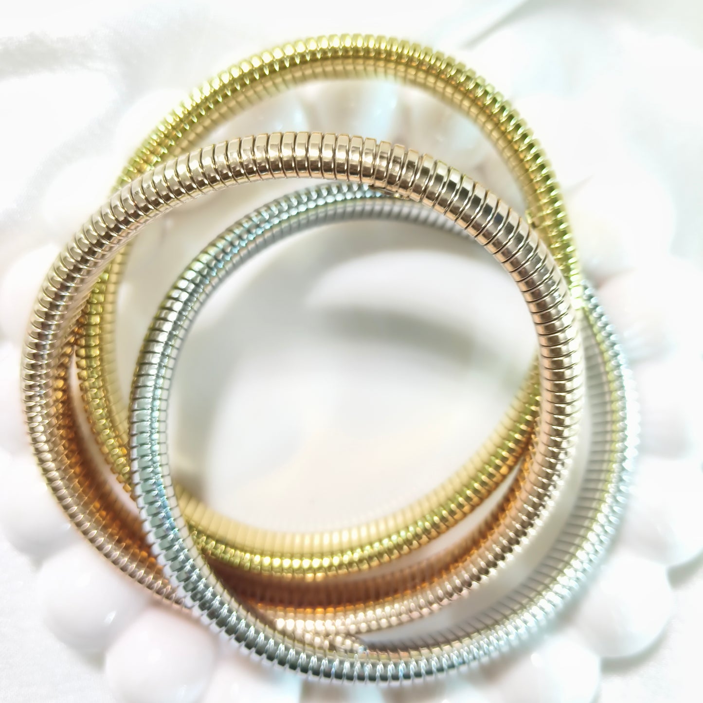 3 Tone Snake Bracelet