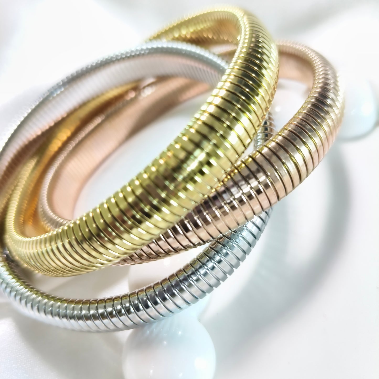 3 Tone Snake Bracelet