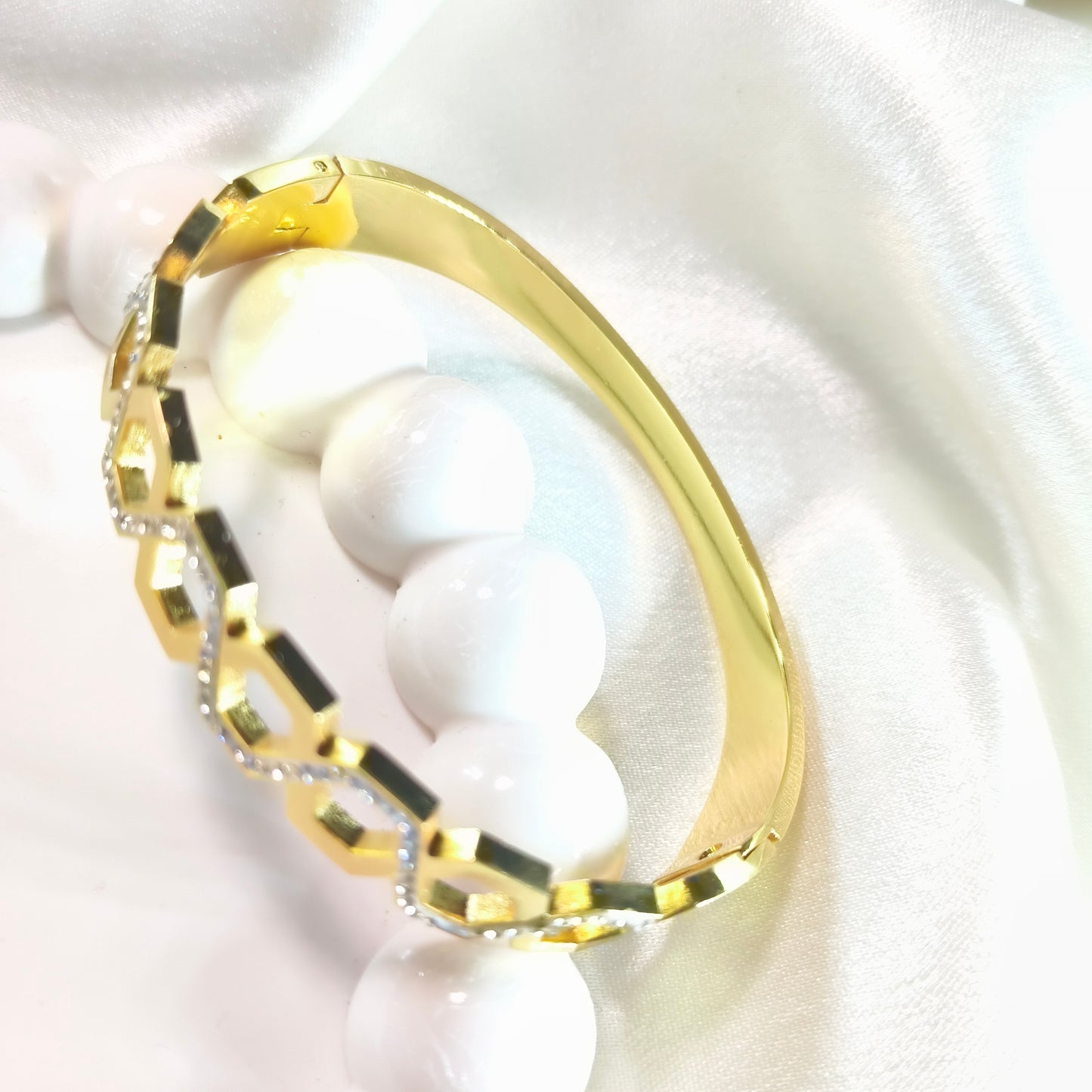 Hexagonal Harmony Bracelet