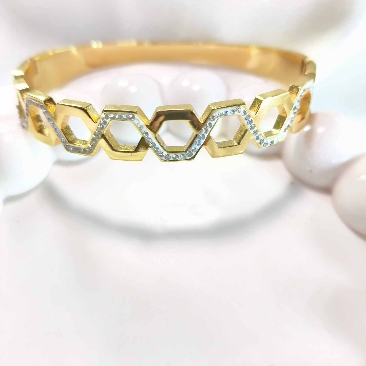 Hexagonal Harmony Bracelet