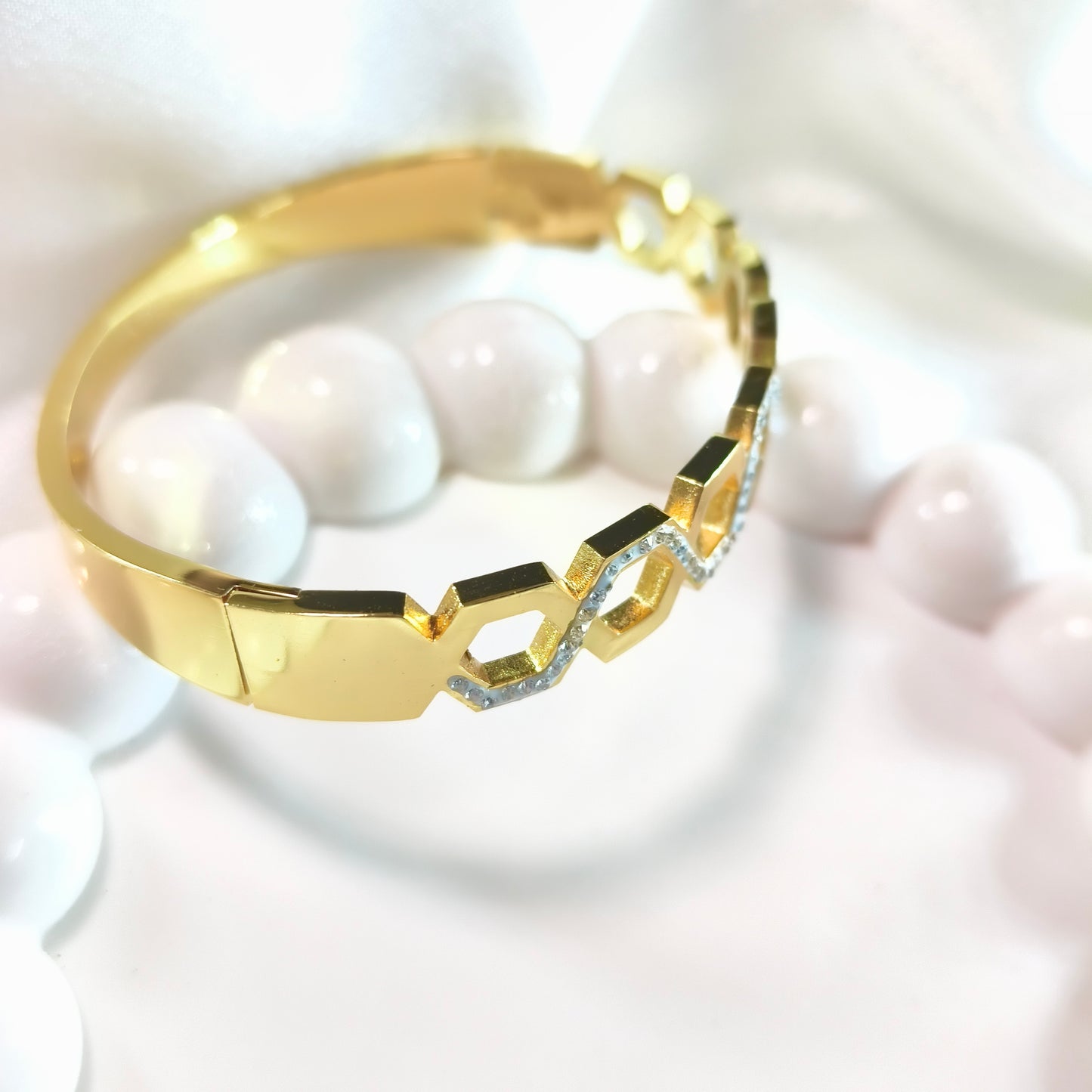 Hexagonal Harmony Bracelet