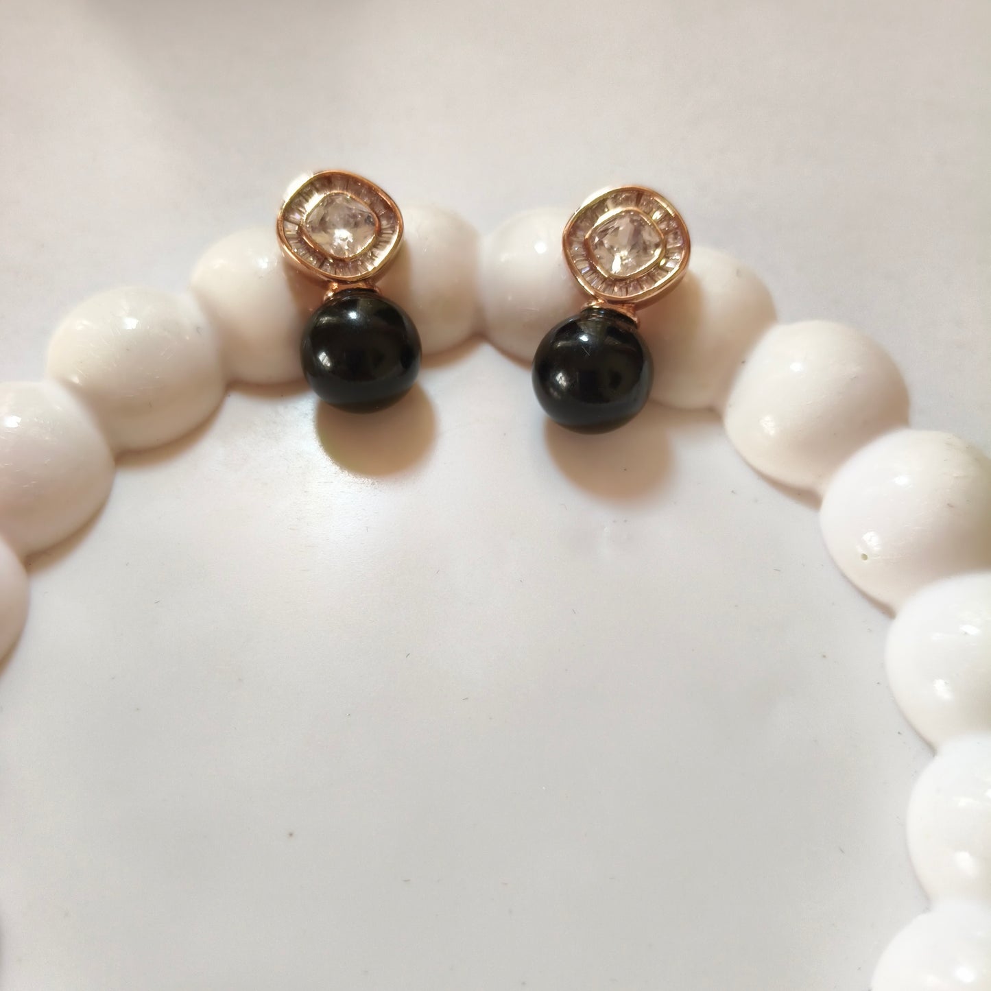 Black Pearl Luxe Earrings