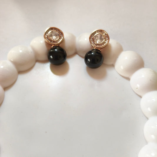 Black Pearl Luxe Earrings
