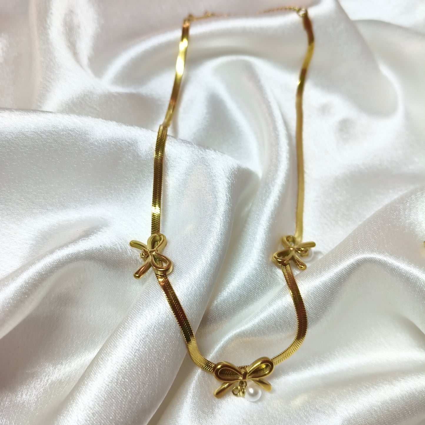 3 bows Pendant set
