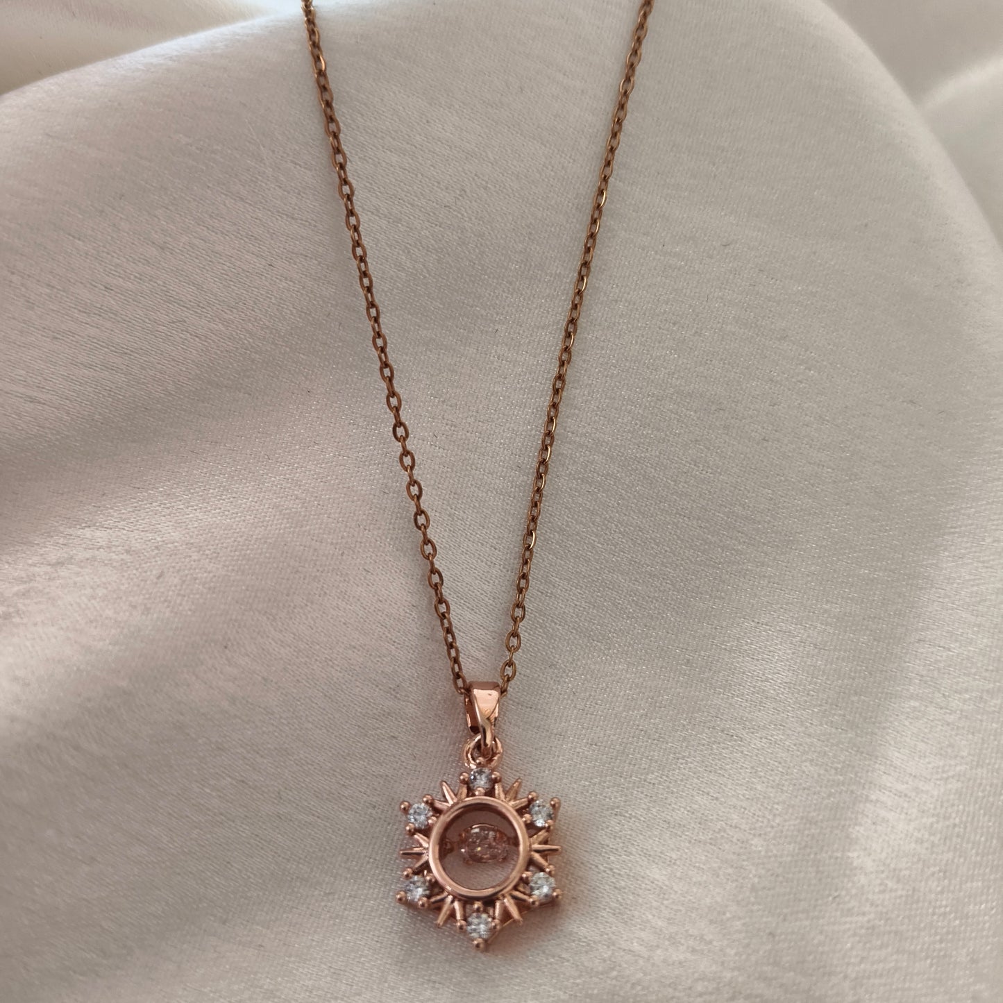 Diamond Stud Necklace