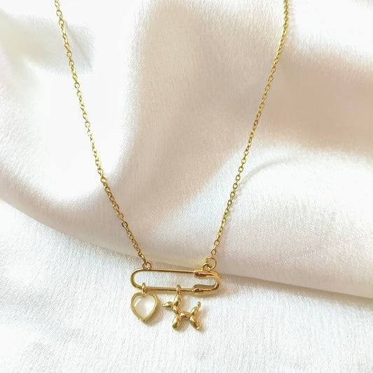 Safety Pin Necklace