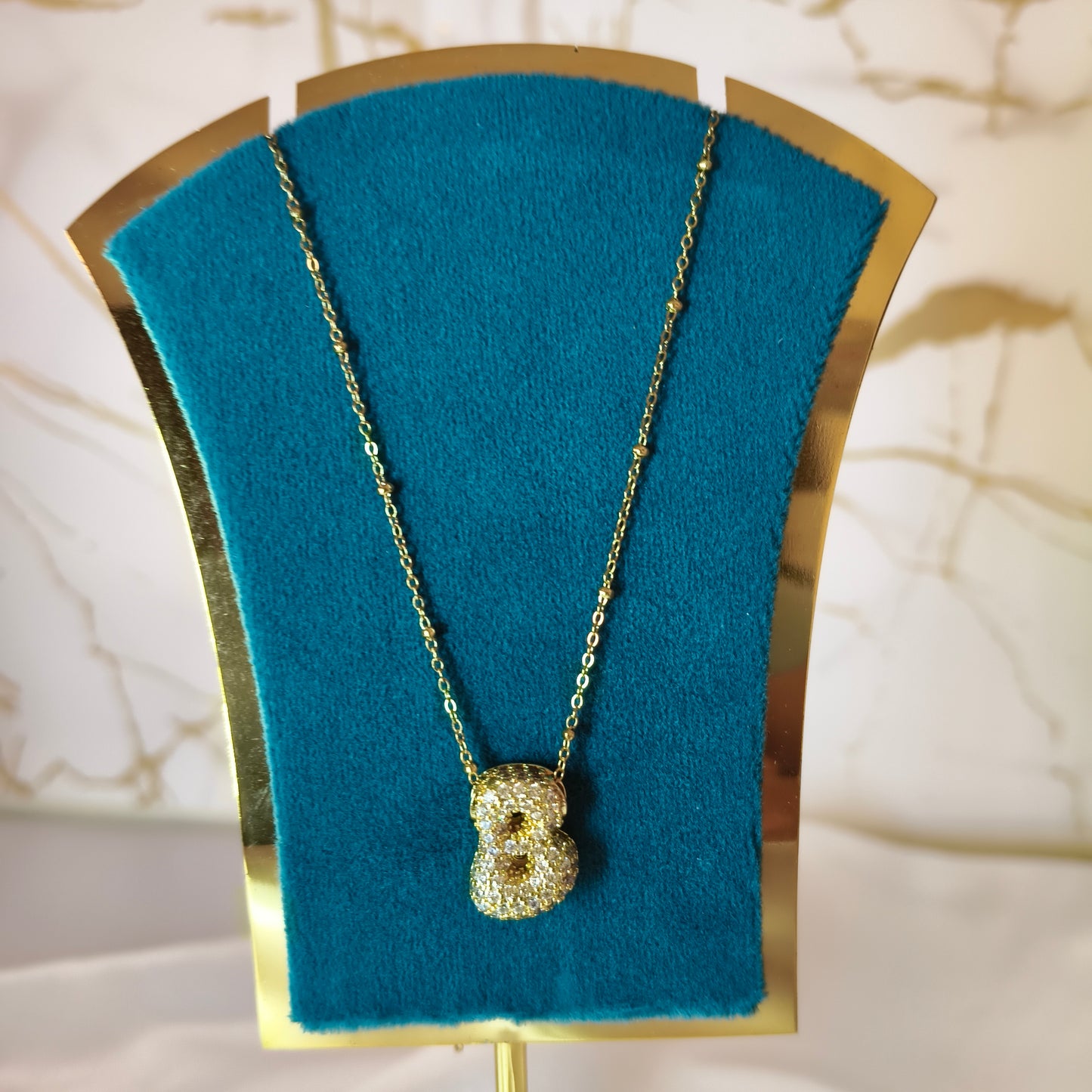 B Initial Necklace