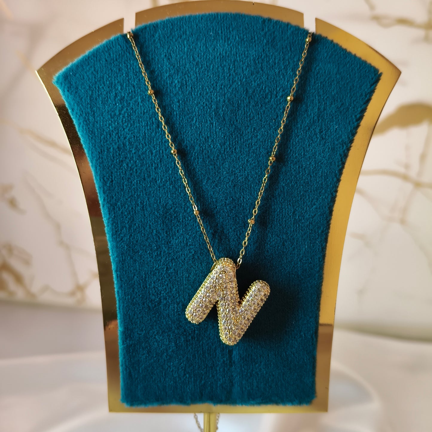 N Initial Necklace