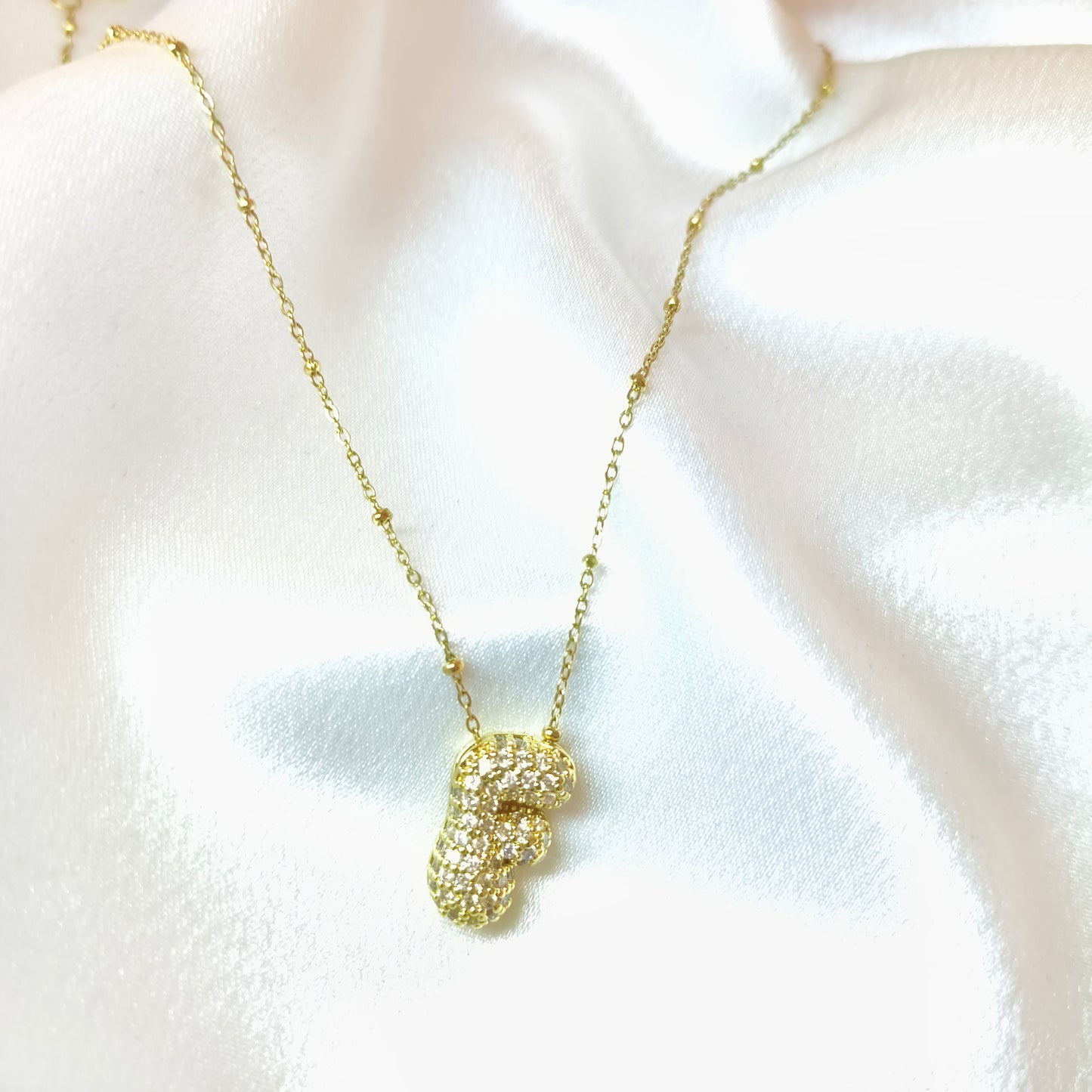 F Initial Necklace