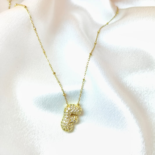 F Initial Necklace