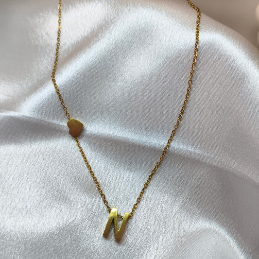 N Initial Necklace