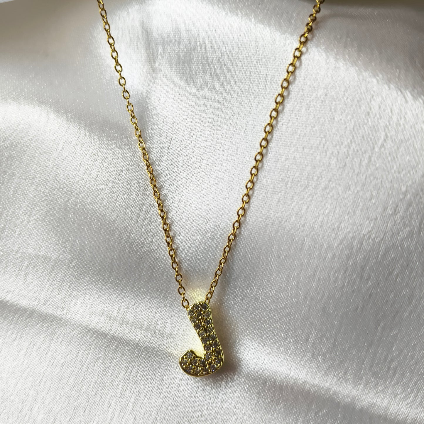 J Initial Necklace
