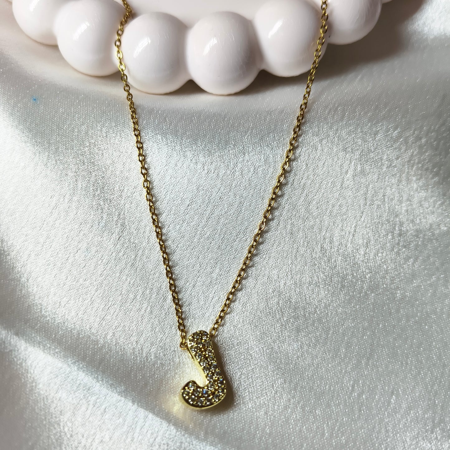J Initial Necklace