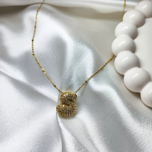 S Initial Necklace