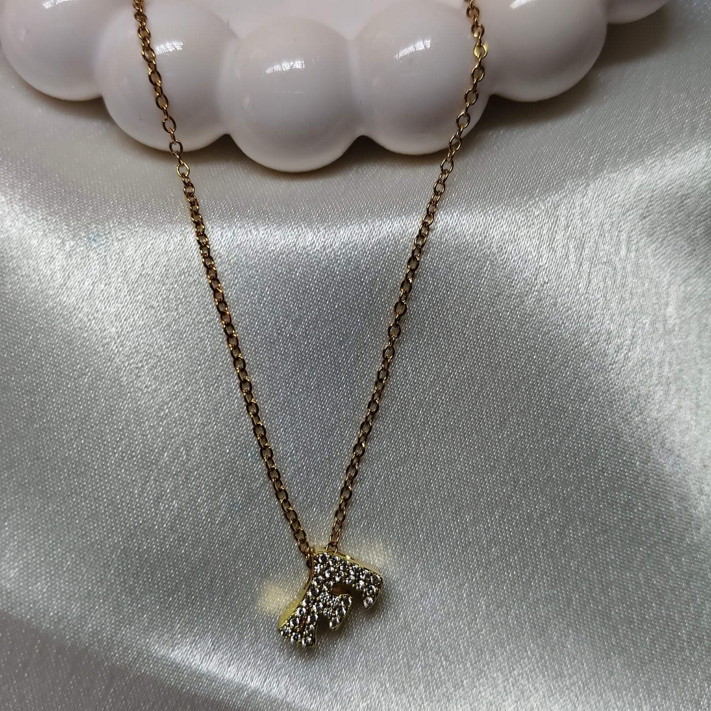 F Initial Necklace