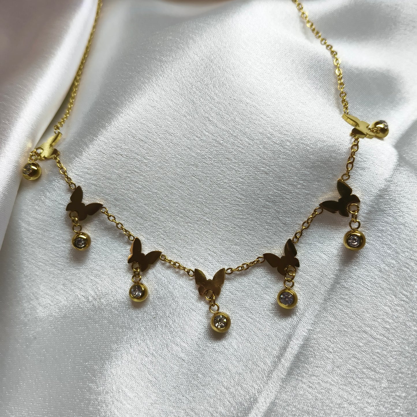 Butterfly Charms Necklace