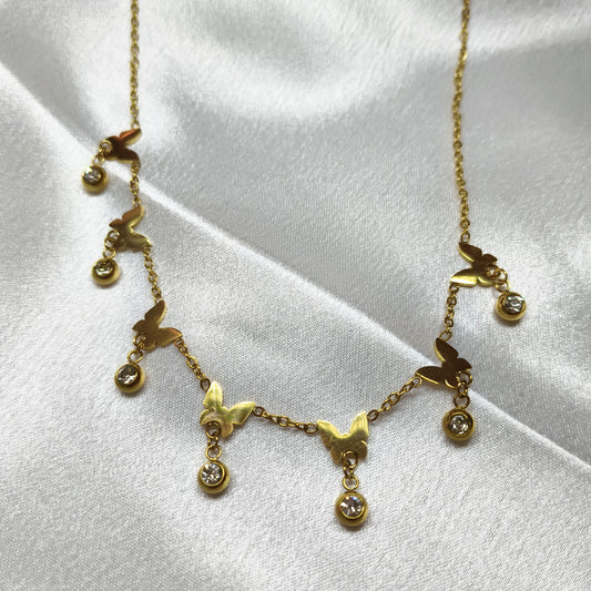 Butterfly Charms Necklace