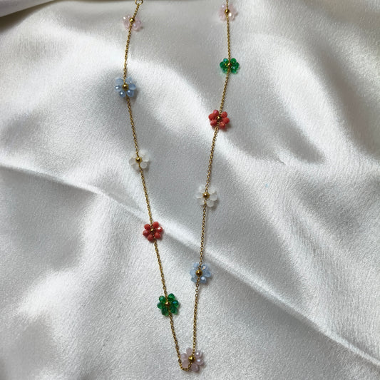 Colourful Pearl Necklace