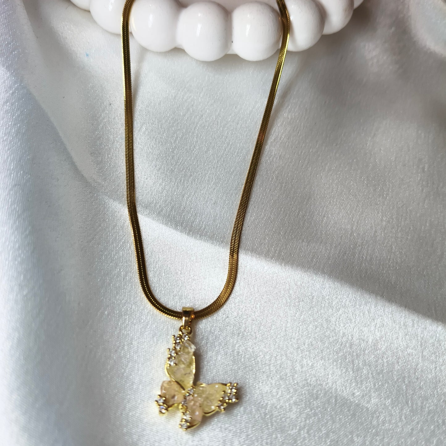 Butterfly Crystal Necklace