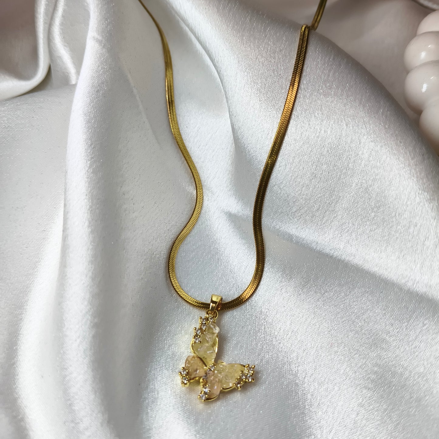 Butterfly Crystal Necklace