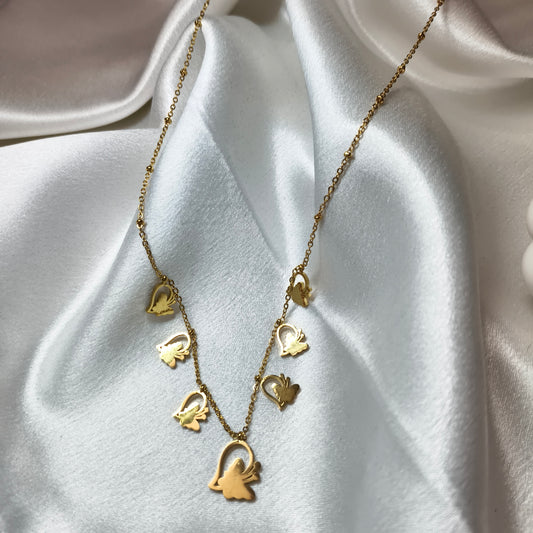 Butterfly Charms Necklace