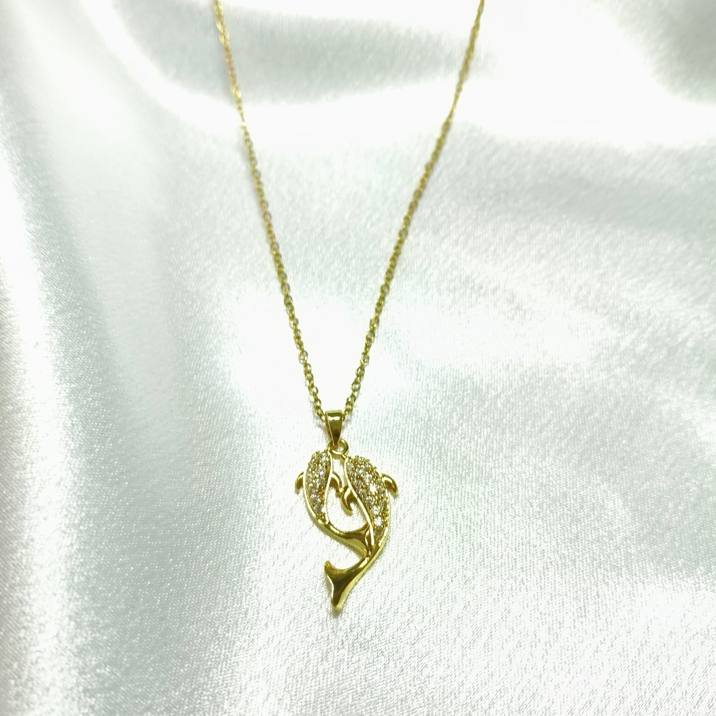 Dual Dolphin Necklace