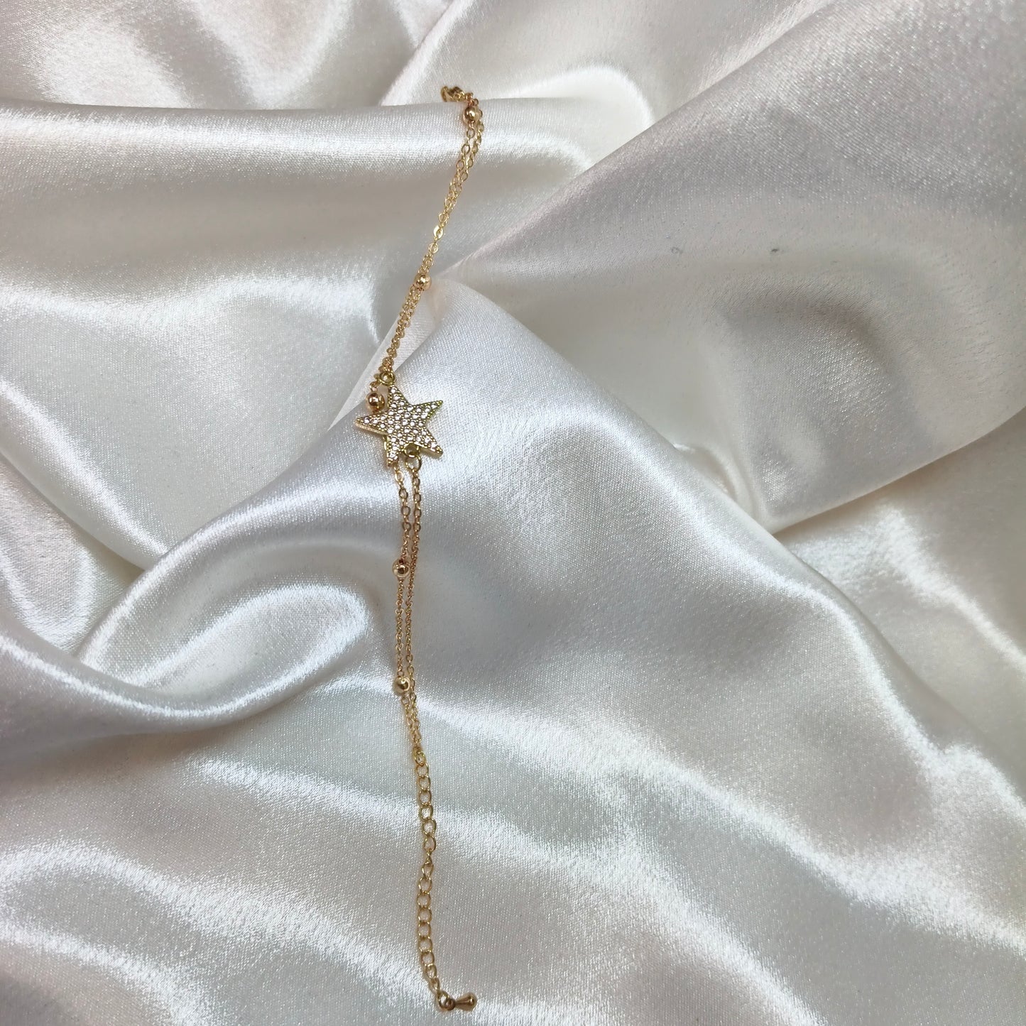 Double Layer Star Chain Bracelet