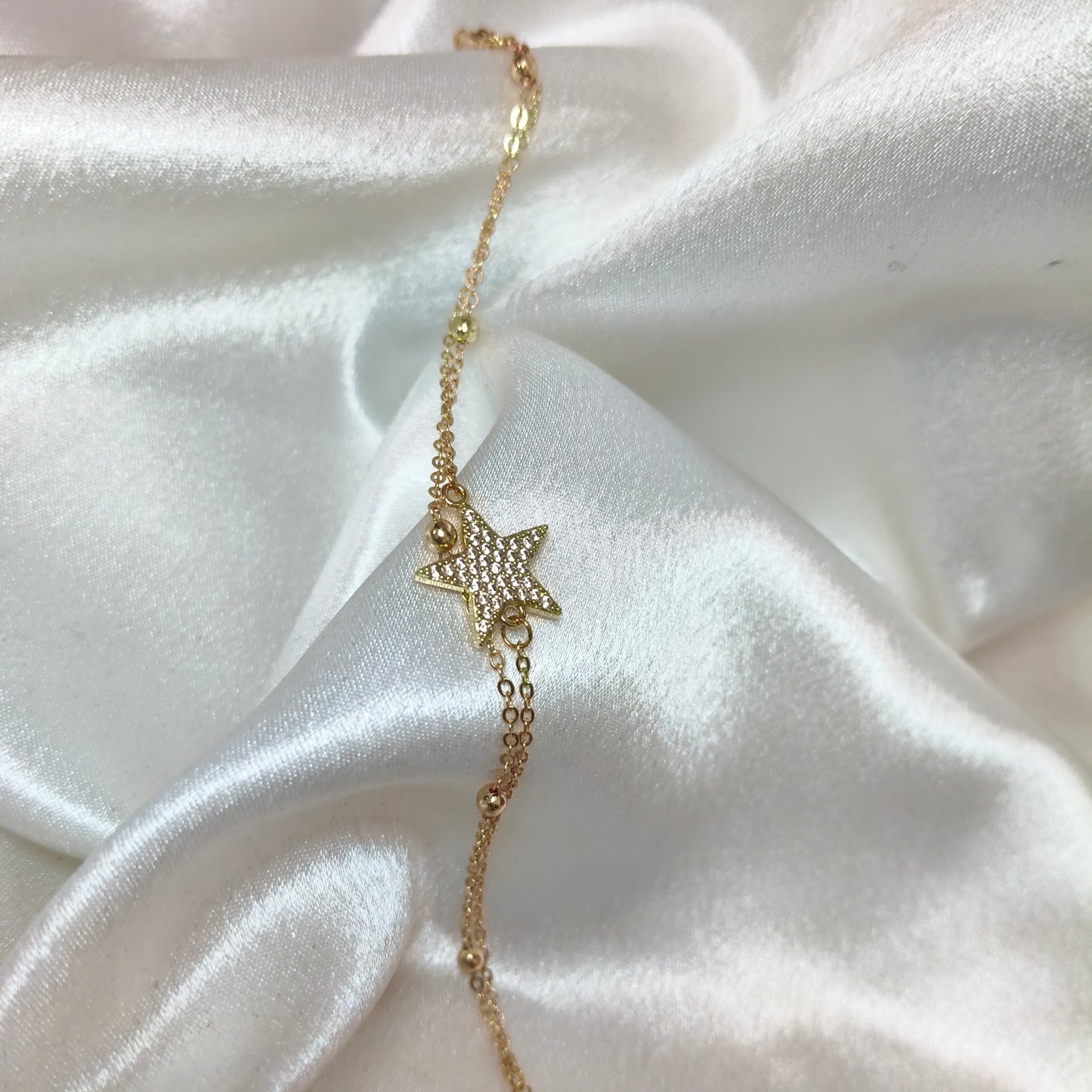 Double Layer Star Chain Bracelet