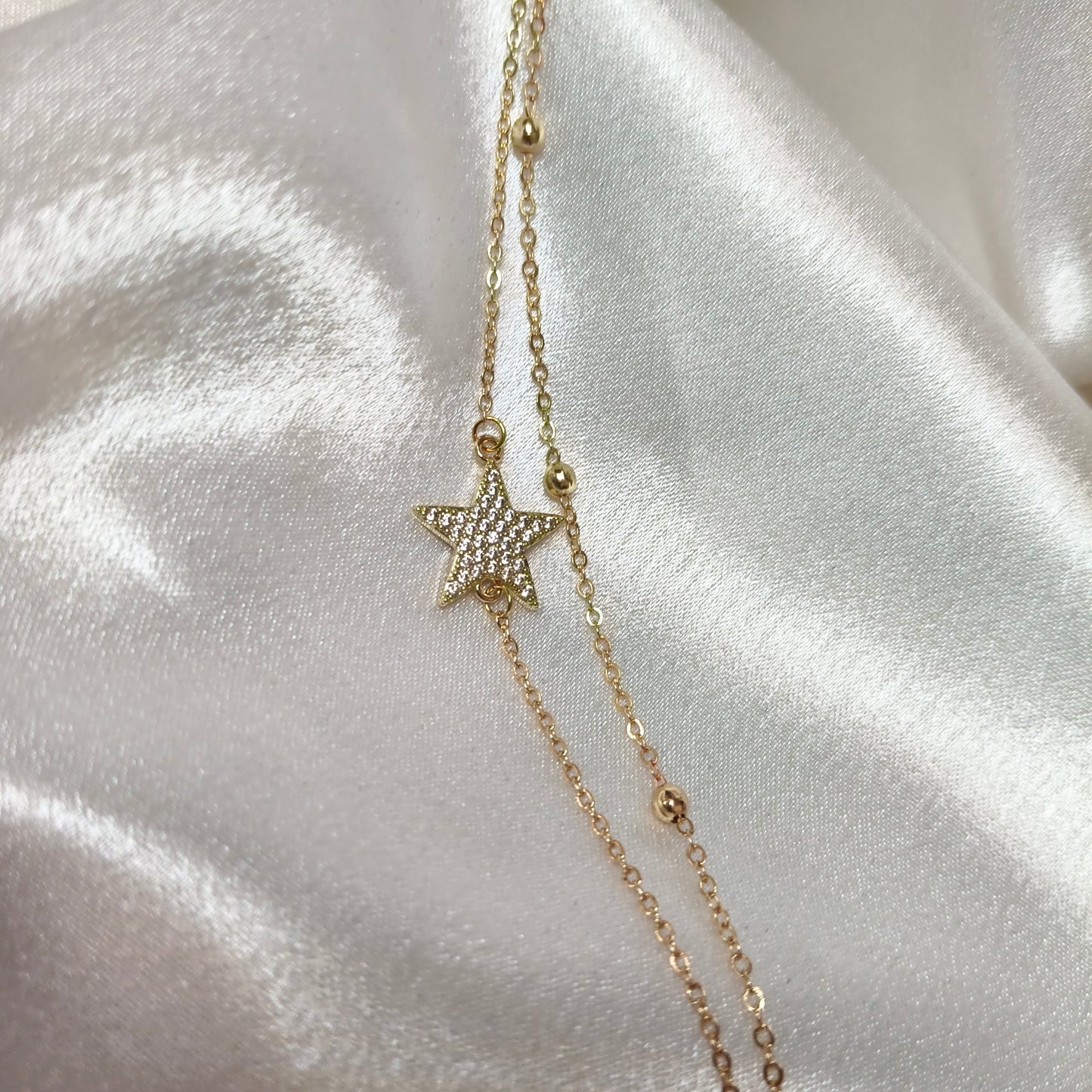 Double Layer Star Chain Bracelet