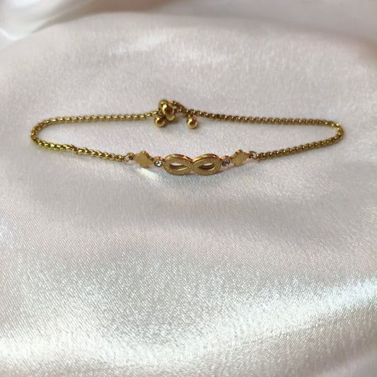 Infinity Draw String Bracelet
