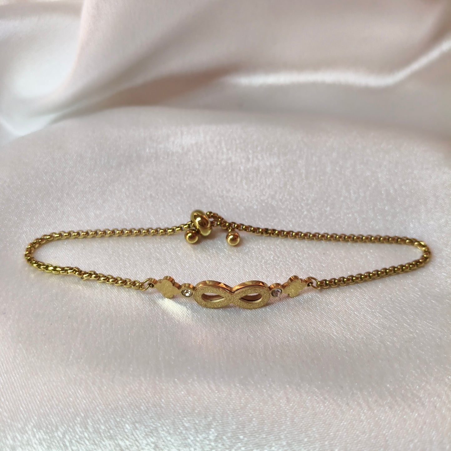 Infinity Draw String Bracelet