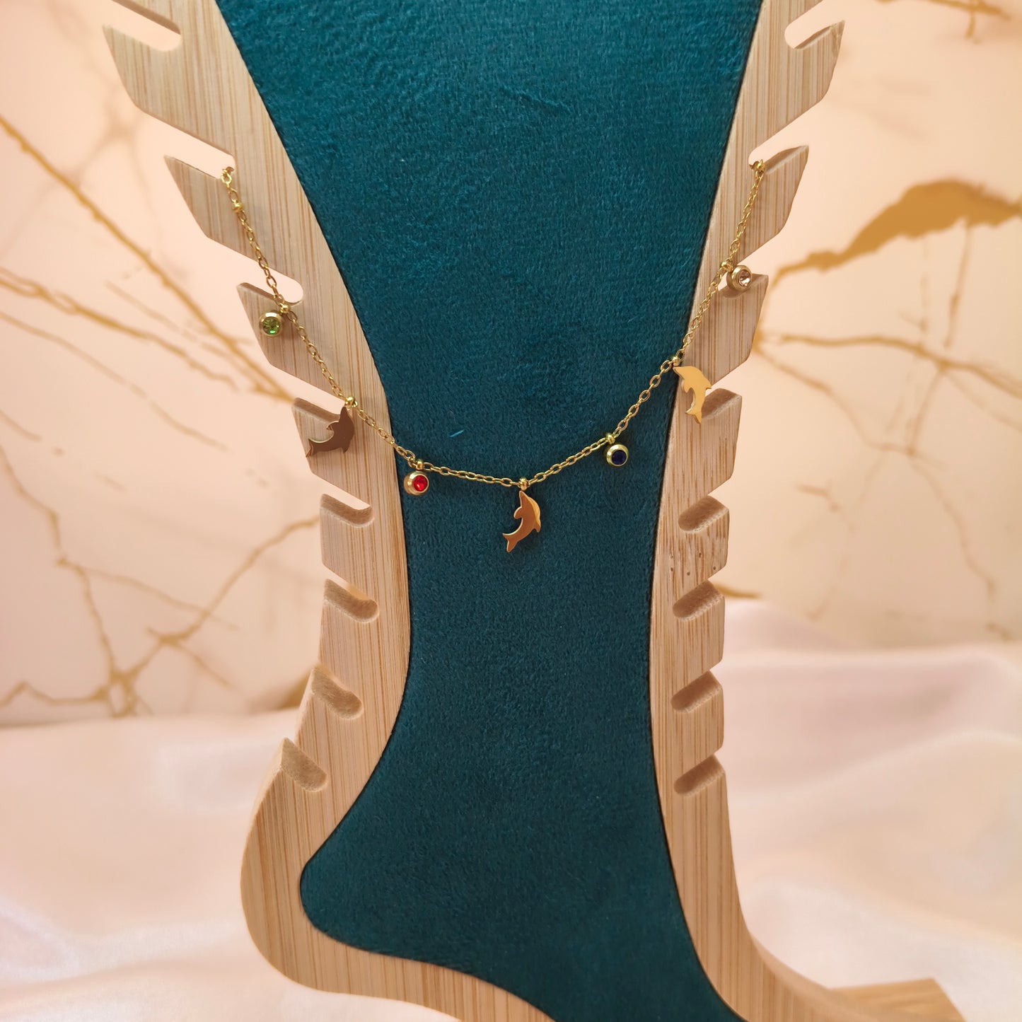 Dolphin Charms Anklet
