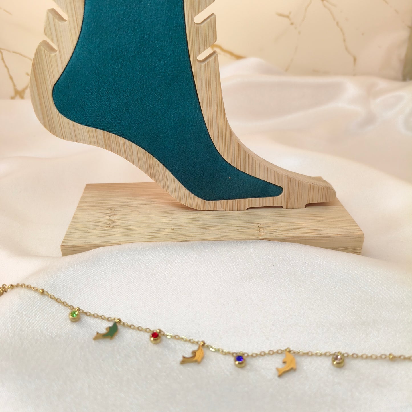 Dolphin Charms Anklet