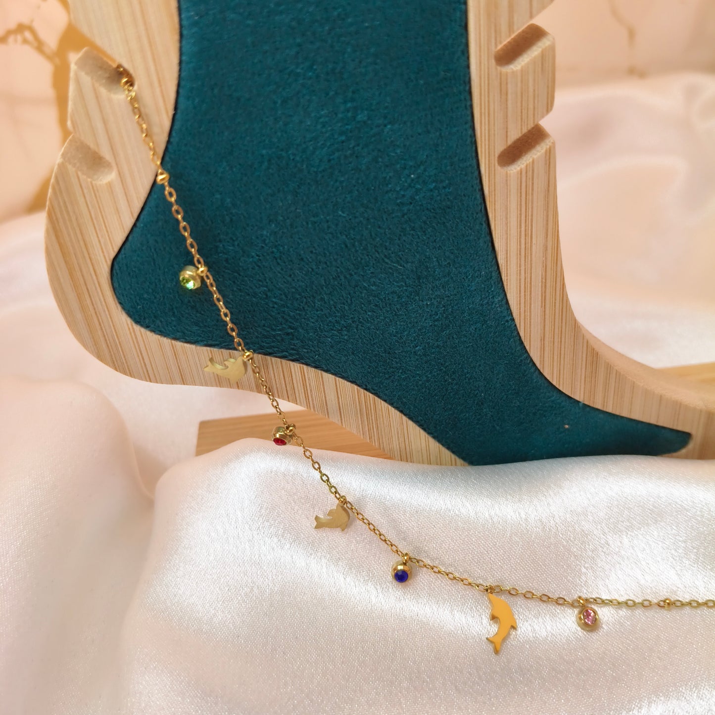 Dolphin Charms Anklet