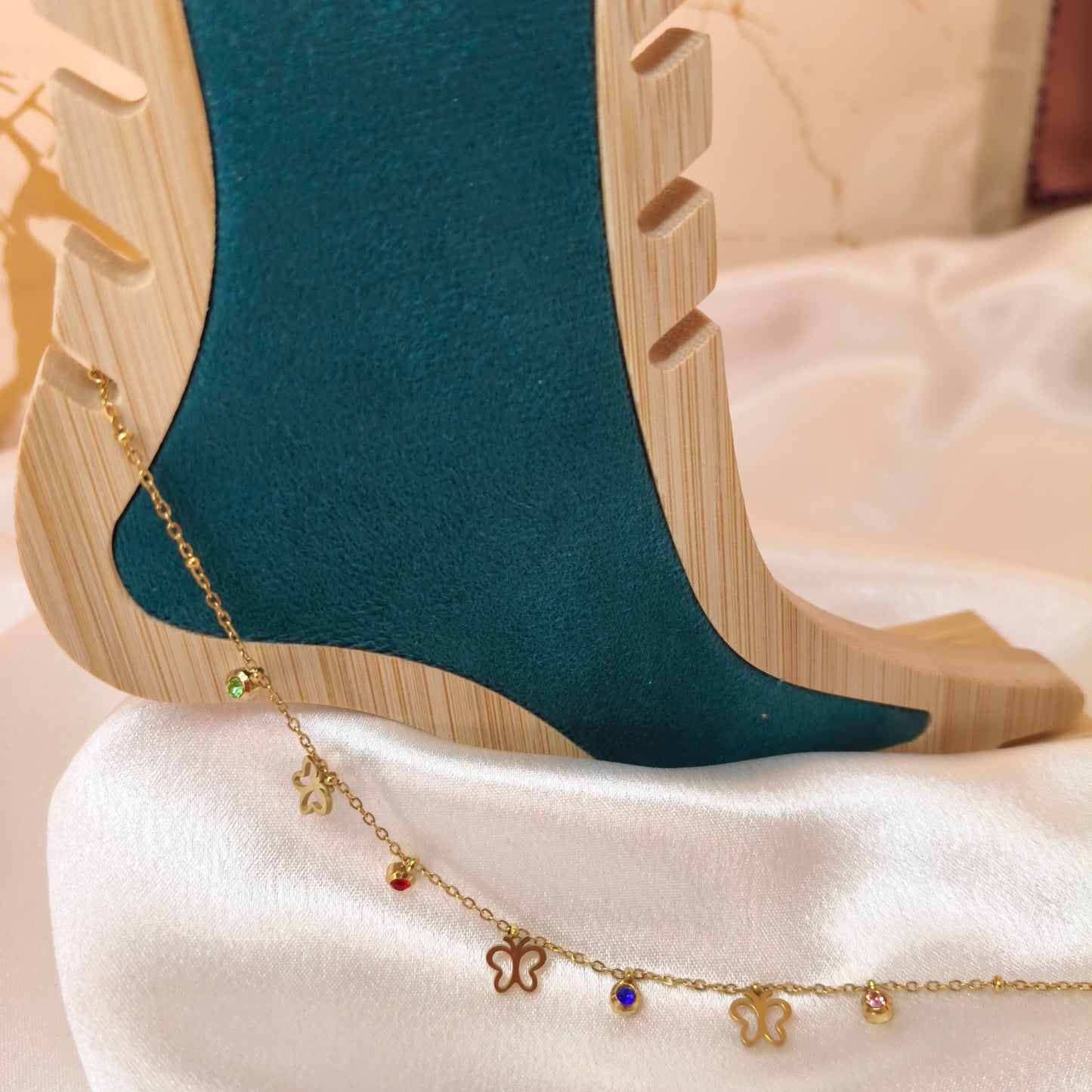 Butterfly Charms Anklet