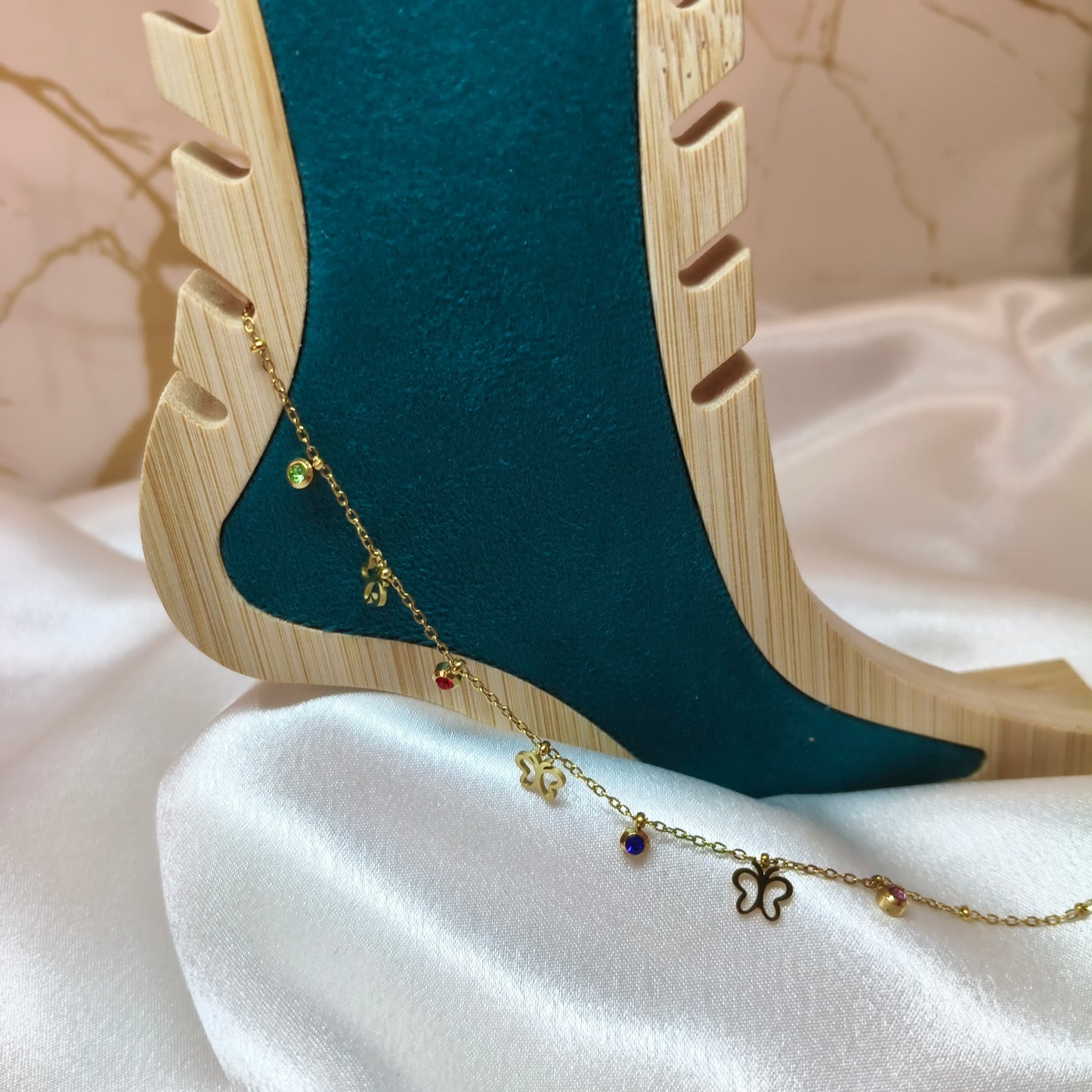 Butterfly Charms Anklet