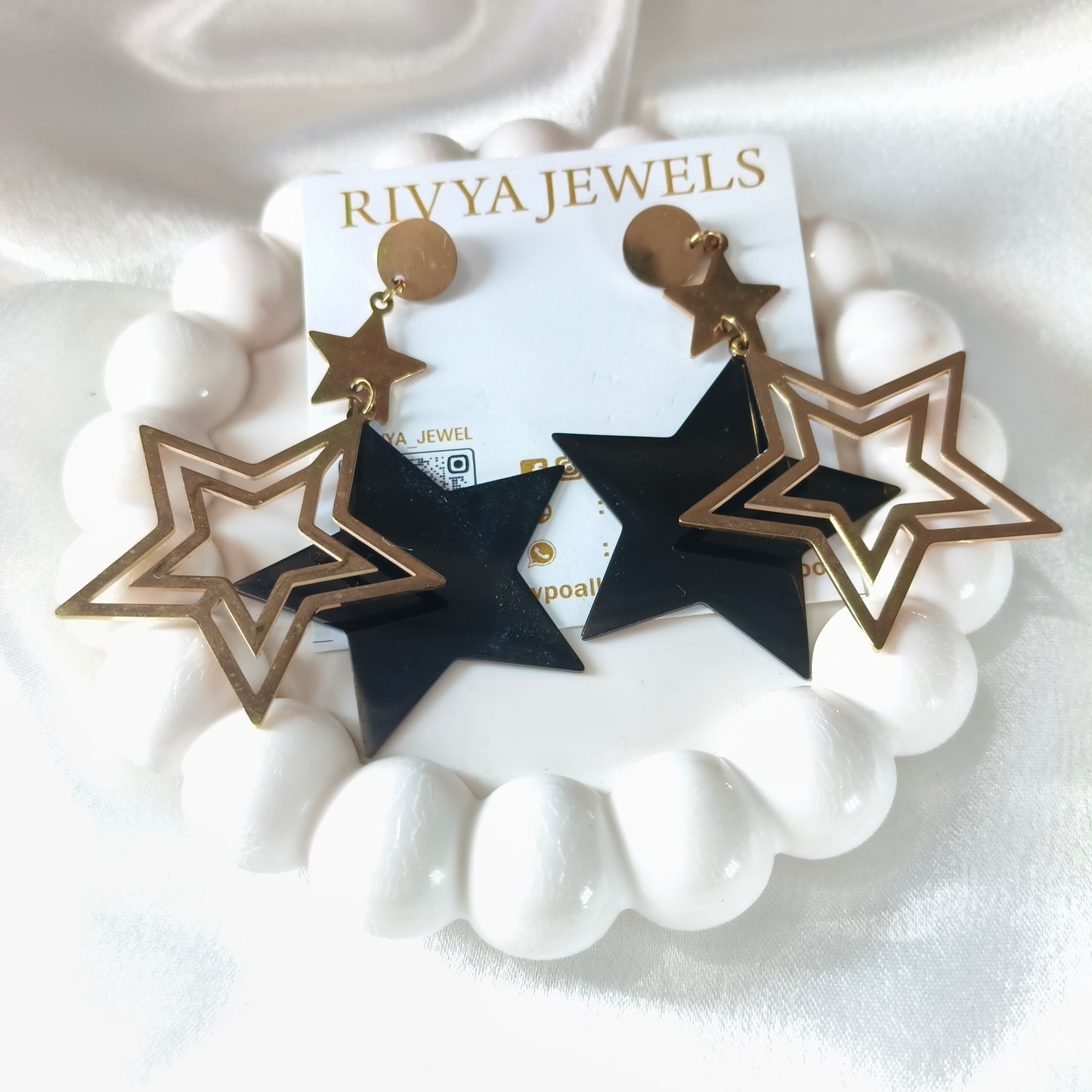 Dual Star Earring