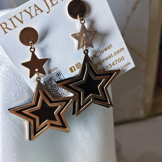 Dual Star Earring