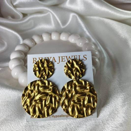 Statement Hammered Earring