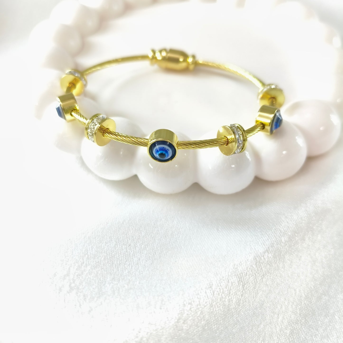 Evil Eye Bracelet -Thin Wrist